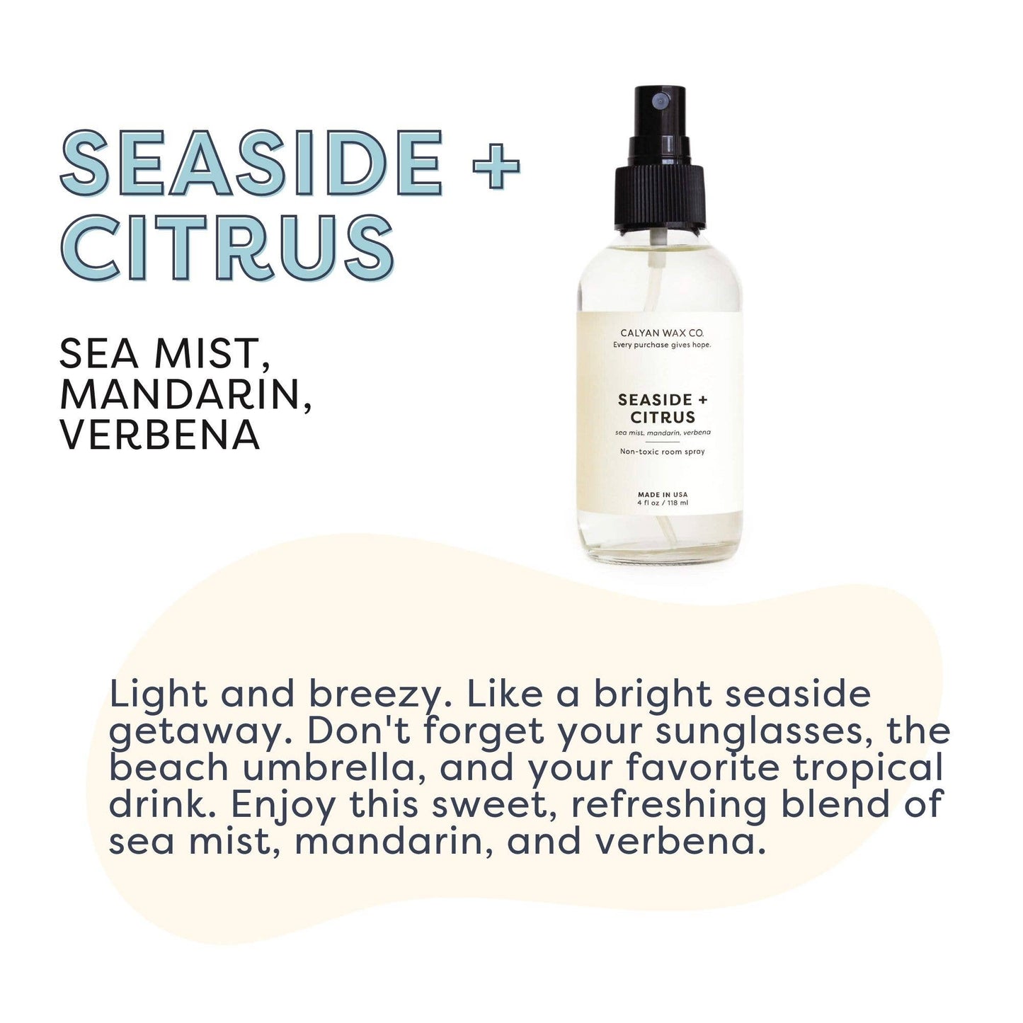 Seaside + Citrus - Room Spray