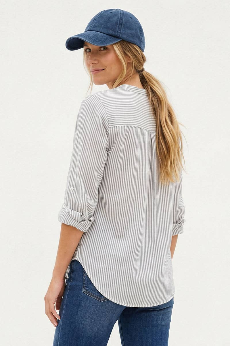 Striped Button Up Shirt