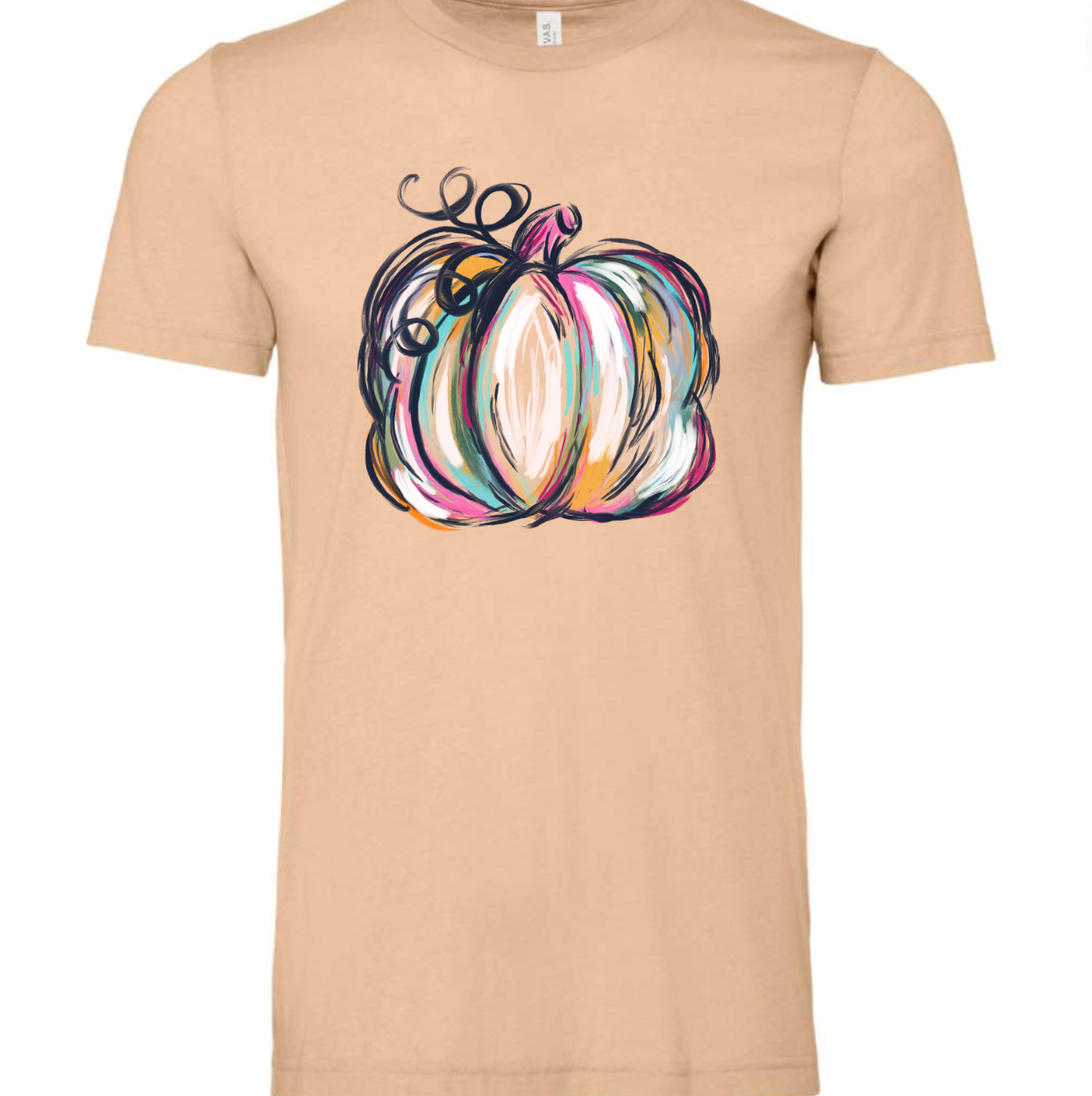 Watercolor Pumpkin Tee