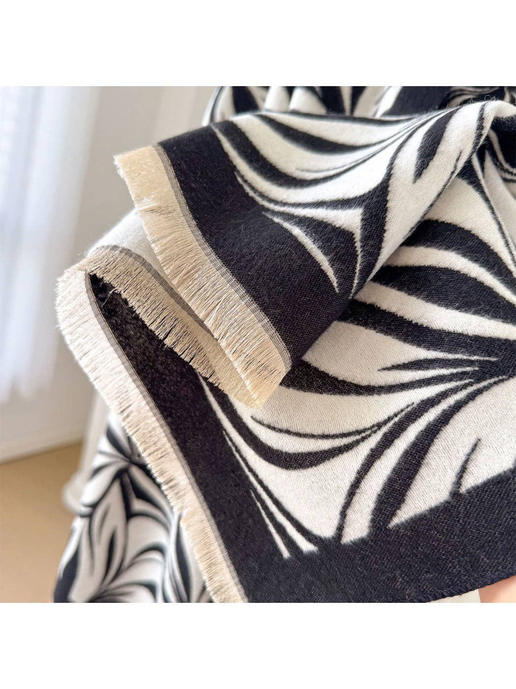 Floral Print Long Scarf & Shawl