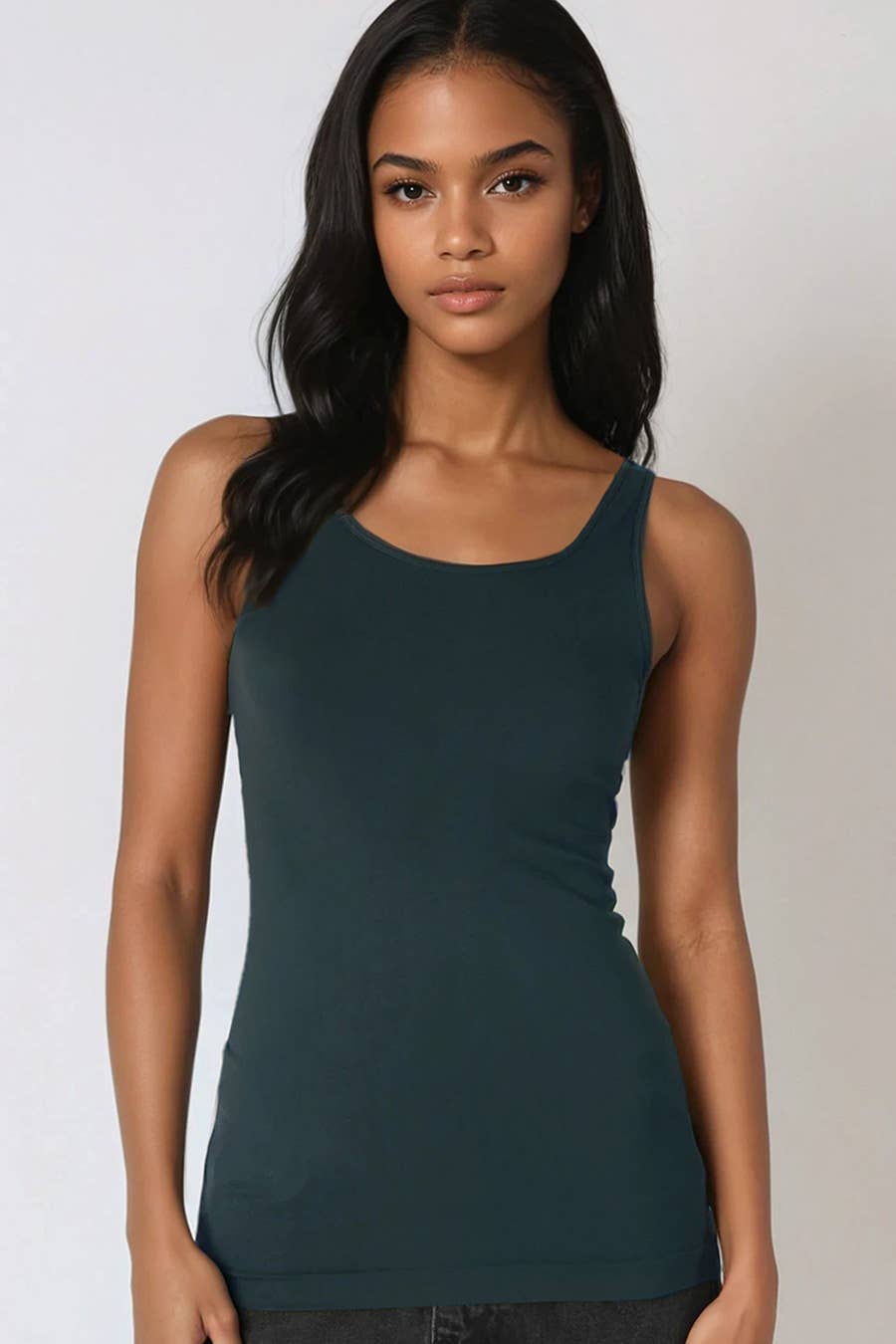 -  Plain Jersey Tank Top