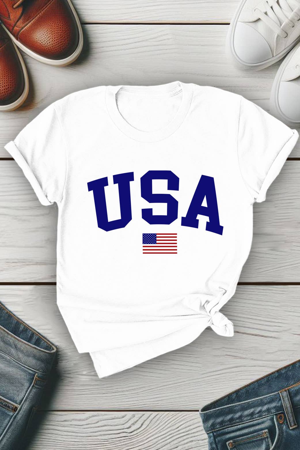 American Flag USA T-Shirt