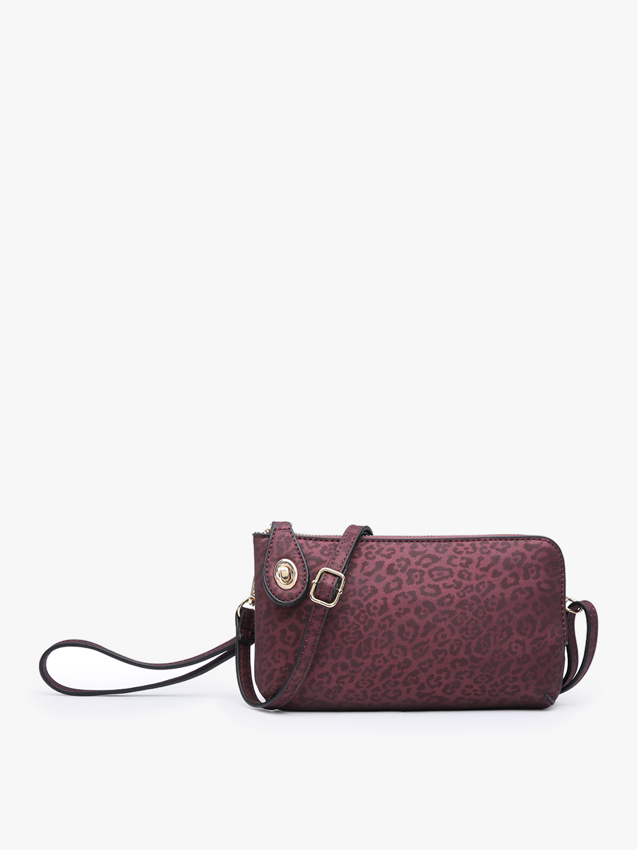 Kendall Cheetah Twist Lock Crossbody