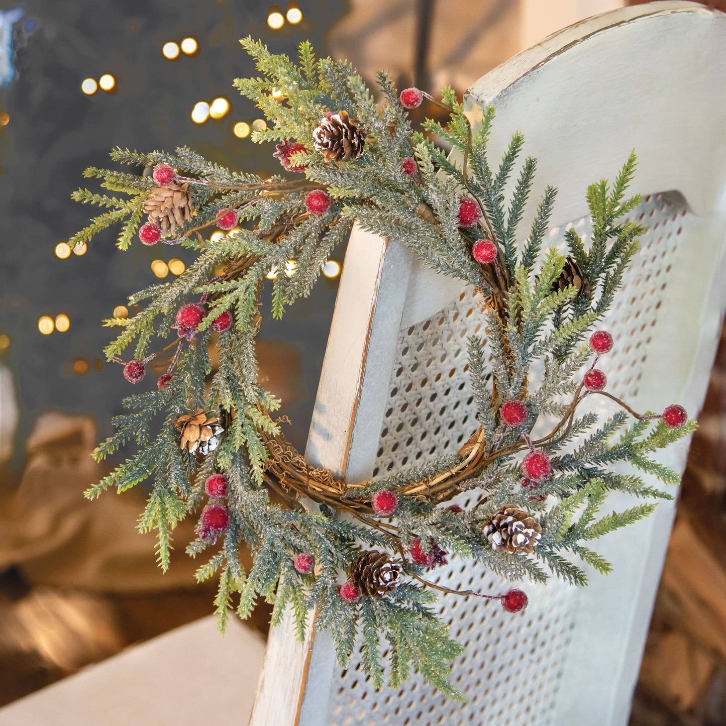 Mountain Pine with Berries Wreath