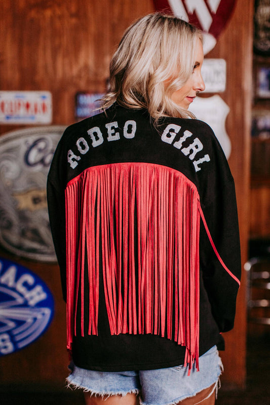 Sequins Rodeo Fringe Shirt