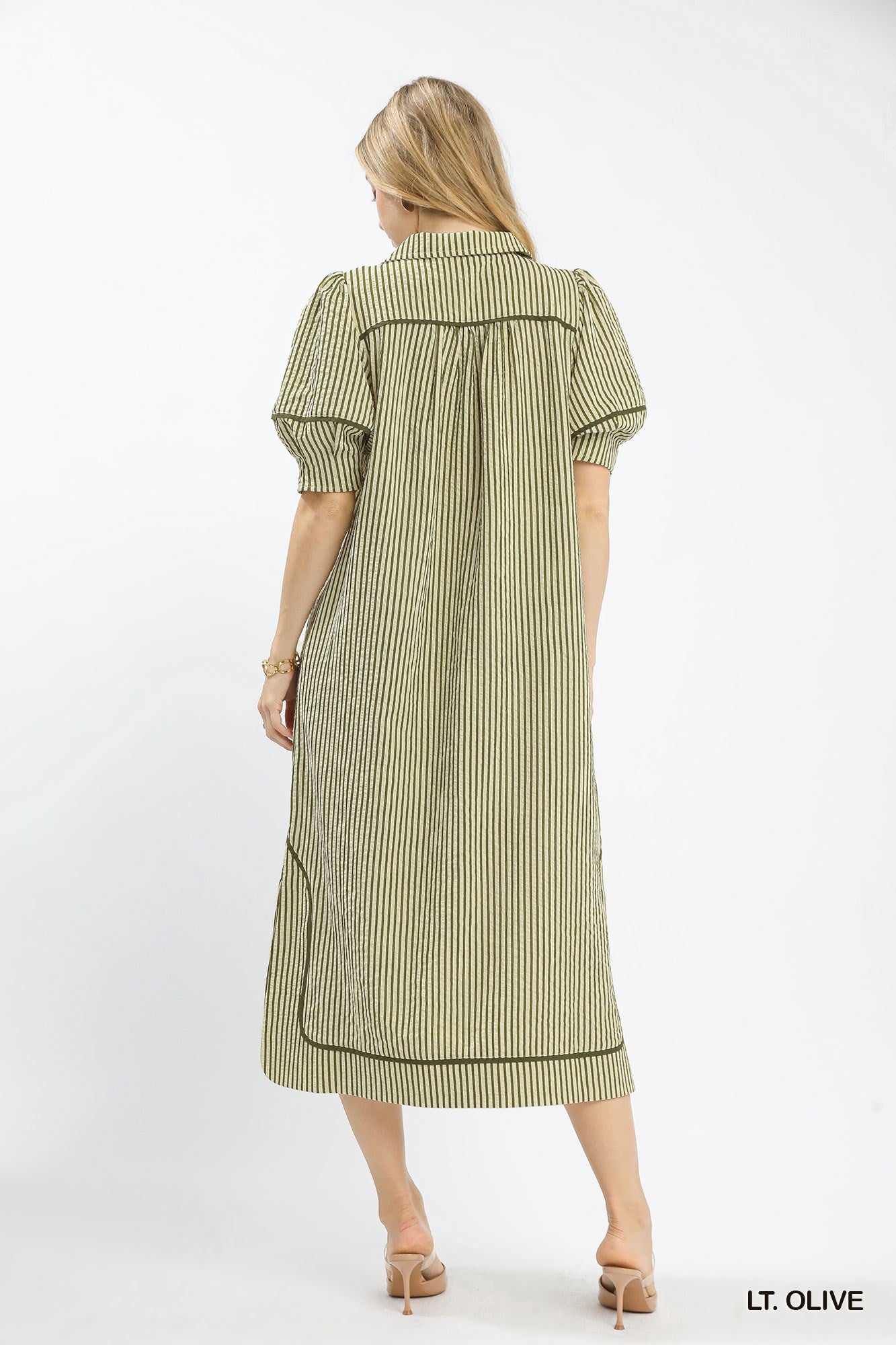 Striped Midi Dress