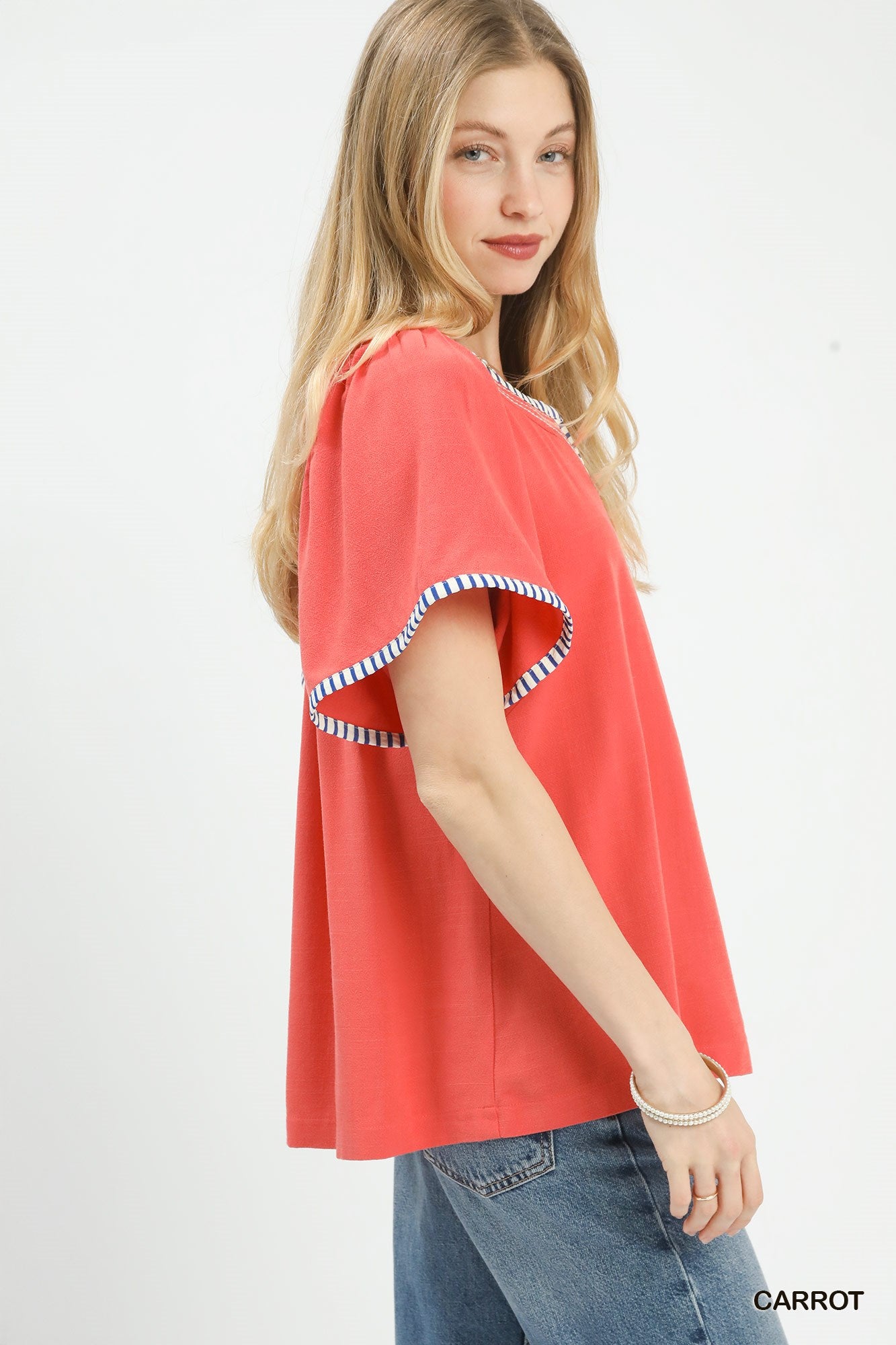 Flutter Sleeve Babydoll Top