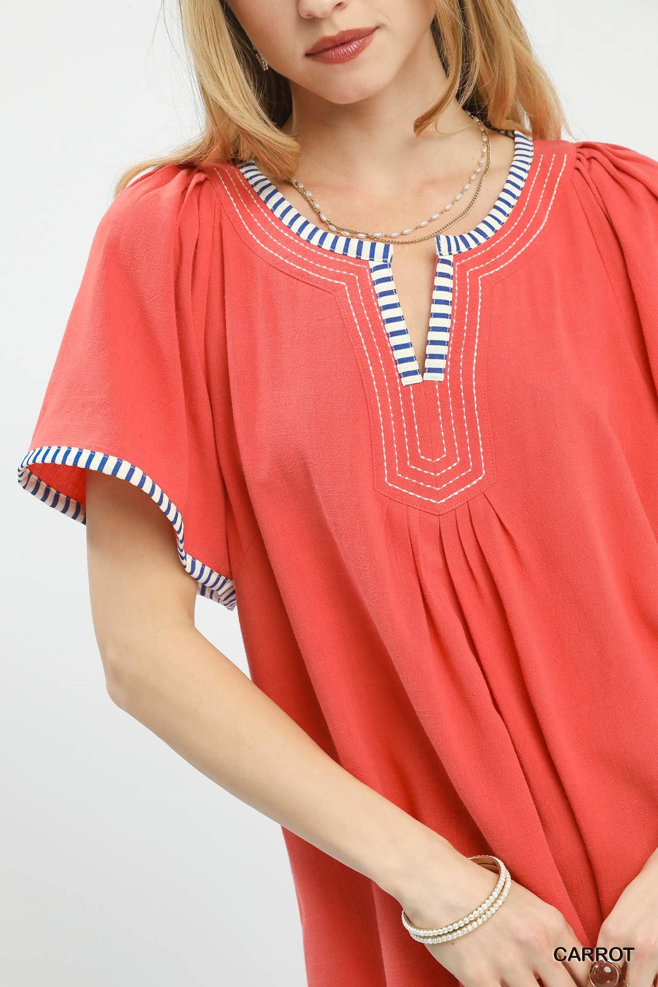Flutter Sleeve Babydoll Top