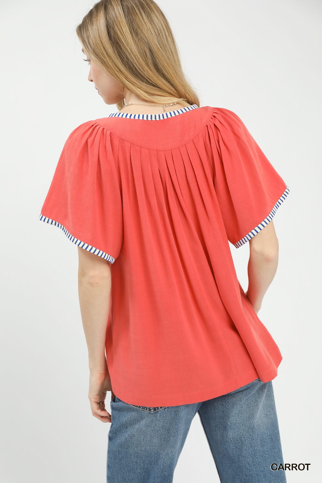 Flutter Sleeve Babydoll Top