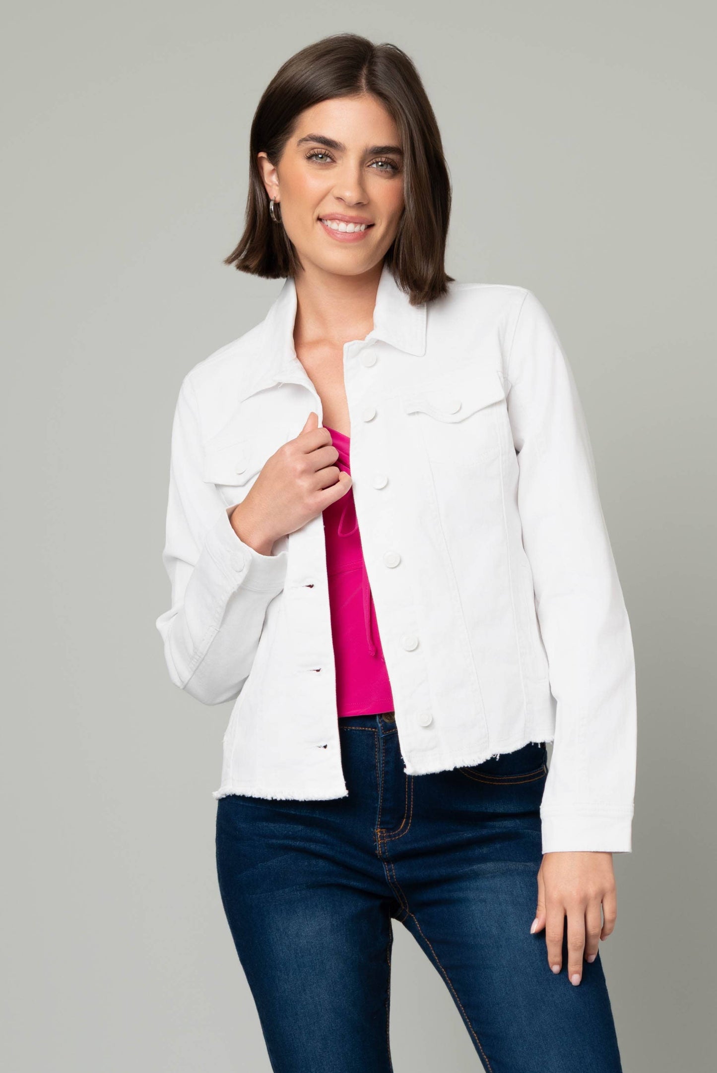 Frayed Denim Jacket