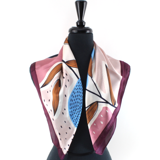 Flower Lightweight Square Scarf