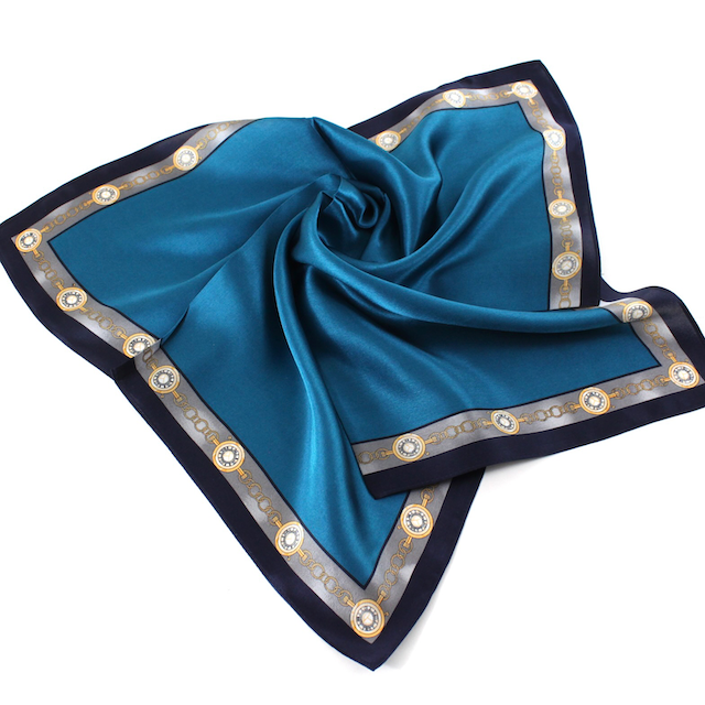 100% Silk Square Scarf (53"x53")