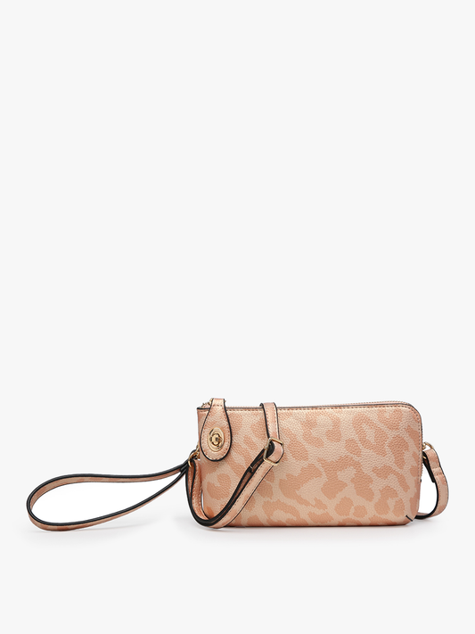 Kendall Cheetah Twist Lock Crossbody
