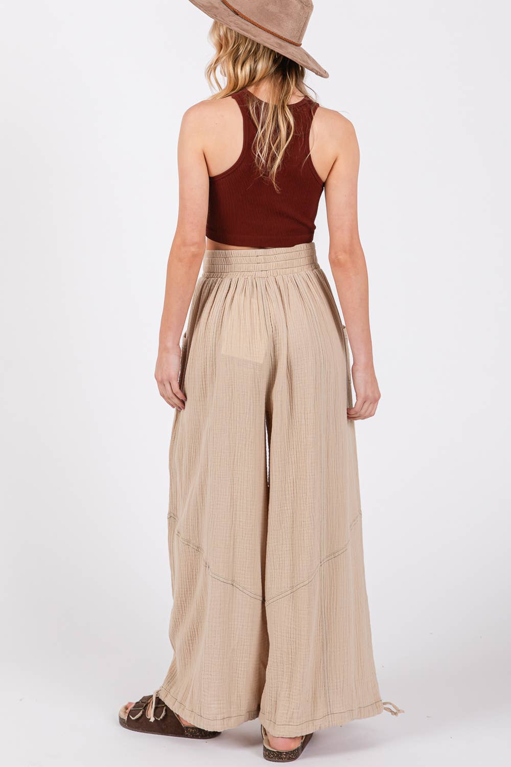 DOUBLE GAZUZE BOHEMIAN PANT