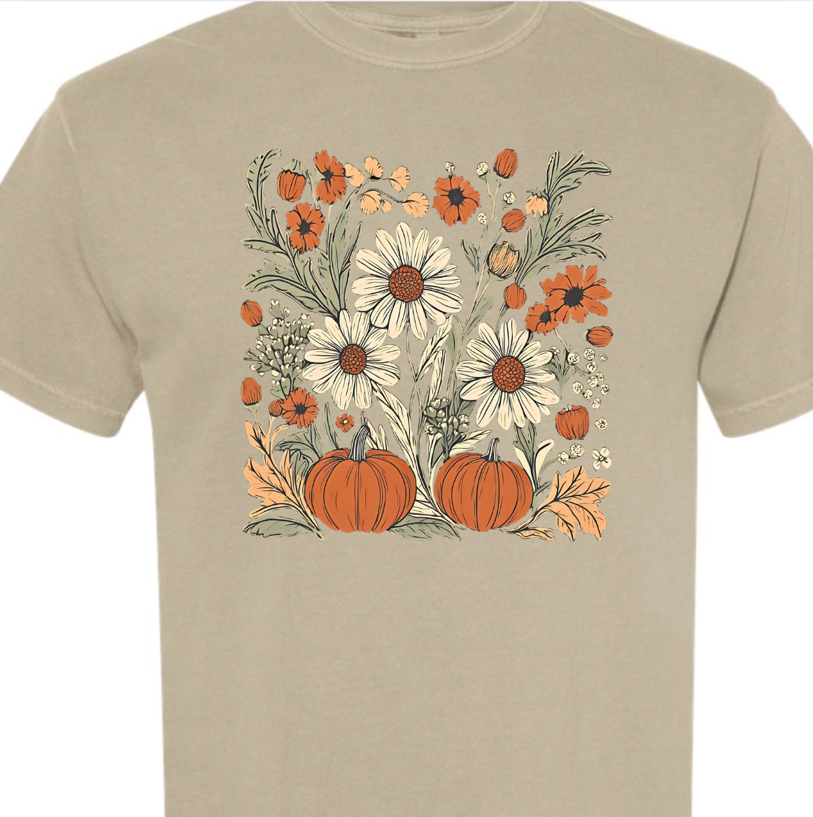 Boho Fall Floral Comfort Tee