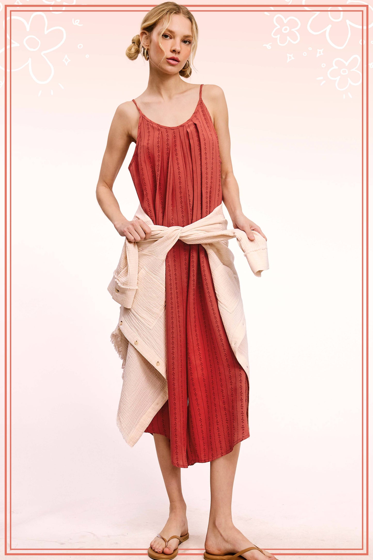 Spaghetti Strap Sleeveless Long Jumpsuit