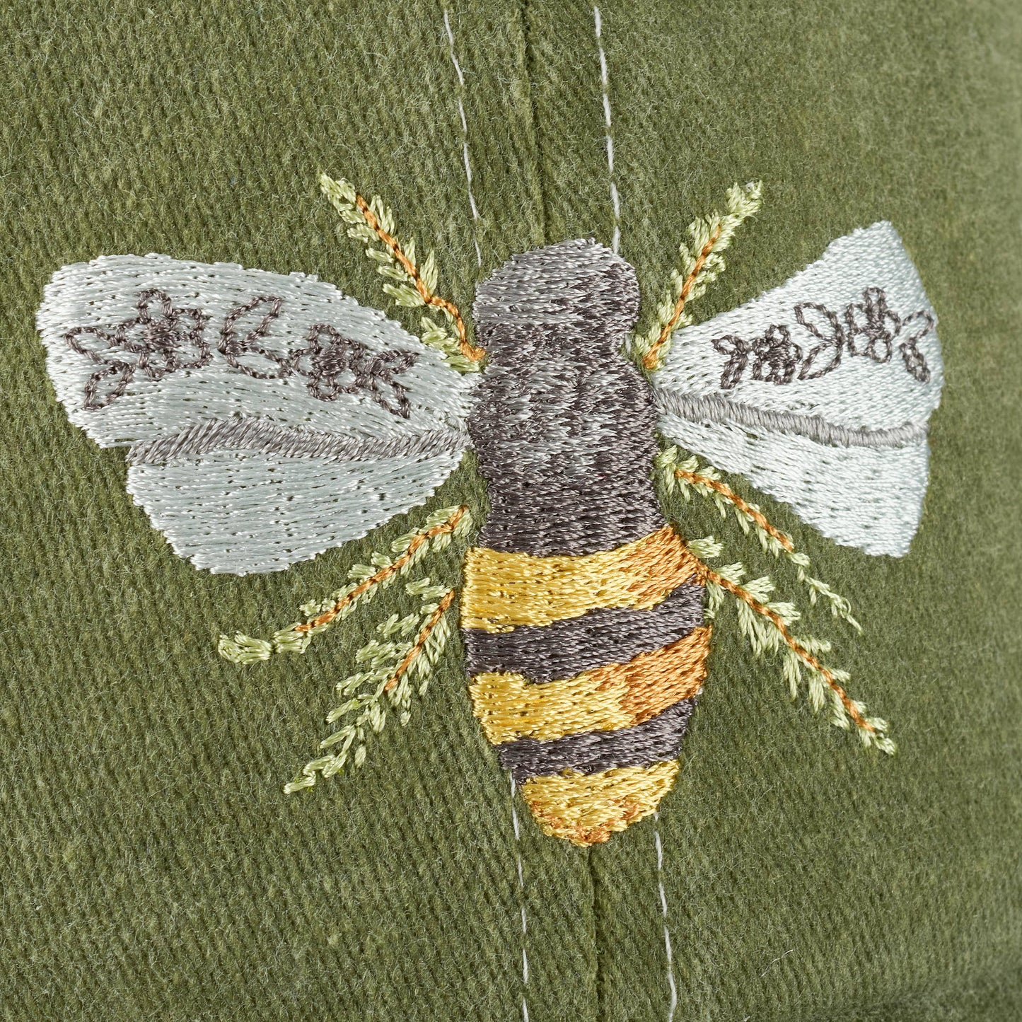 Green Bee Kind Baseball Cap