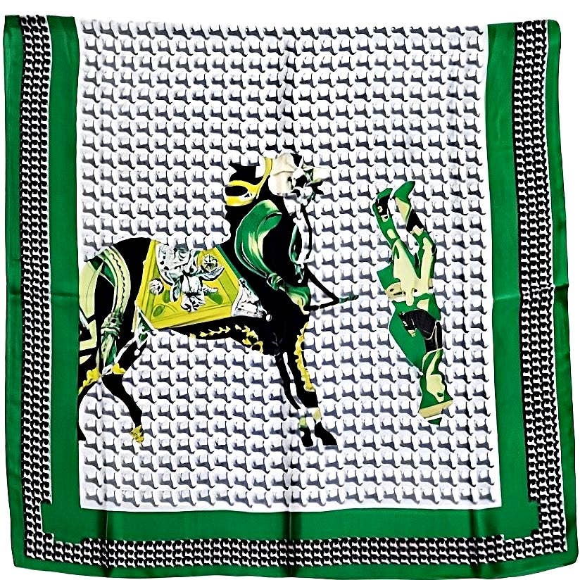 Equestrian Horse Pageant Silky Rectangle Scarf