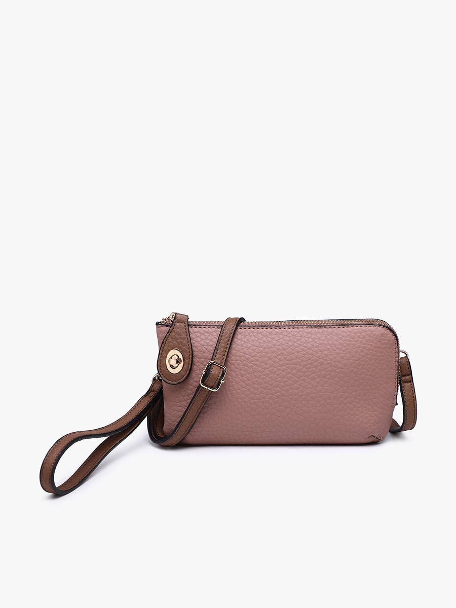 Kendall Crossbody/Wristlet w/ Twist Lock Closure