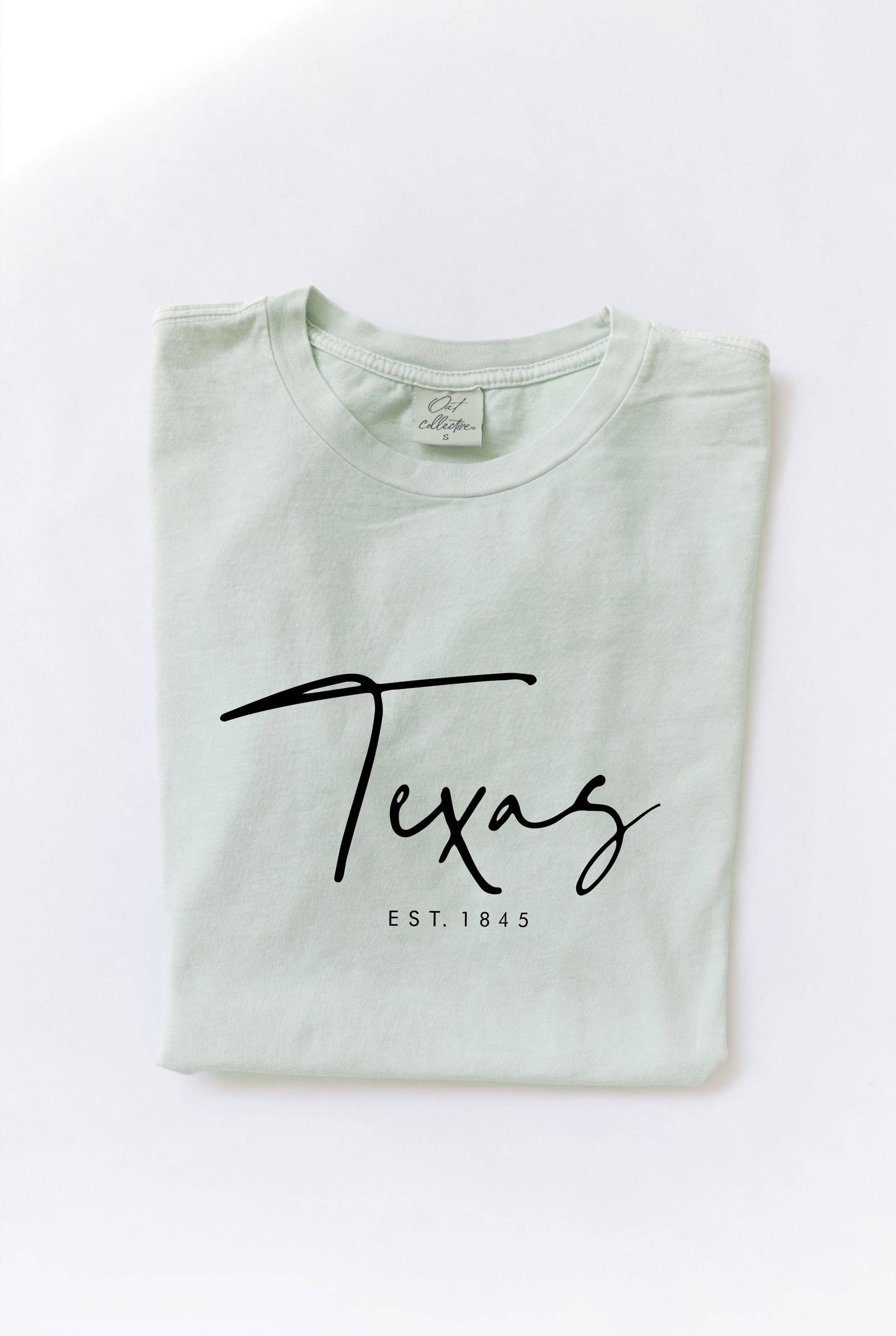 TEXAS EST. 1845 Mineral Washed Graphic Top