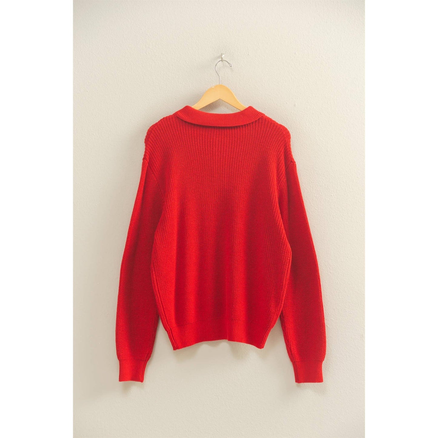 Oversized Collar Sweater