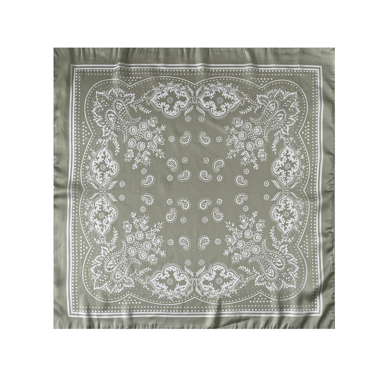 Paisley Printed Square Scarf