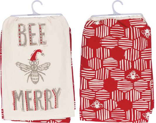 Bee Merry Kitchen Towel Set