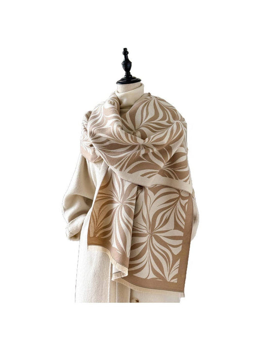 Floral Print Long Scarf & Shawl