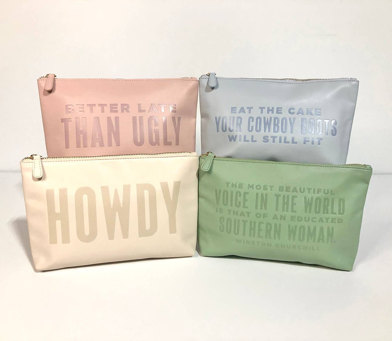Eat The Cake Your Cowboy Boots... Catch All Pouch
