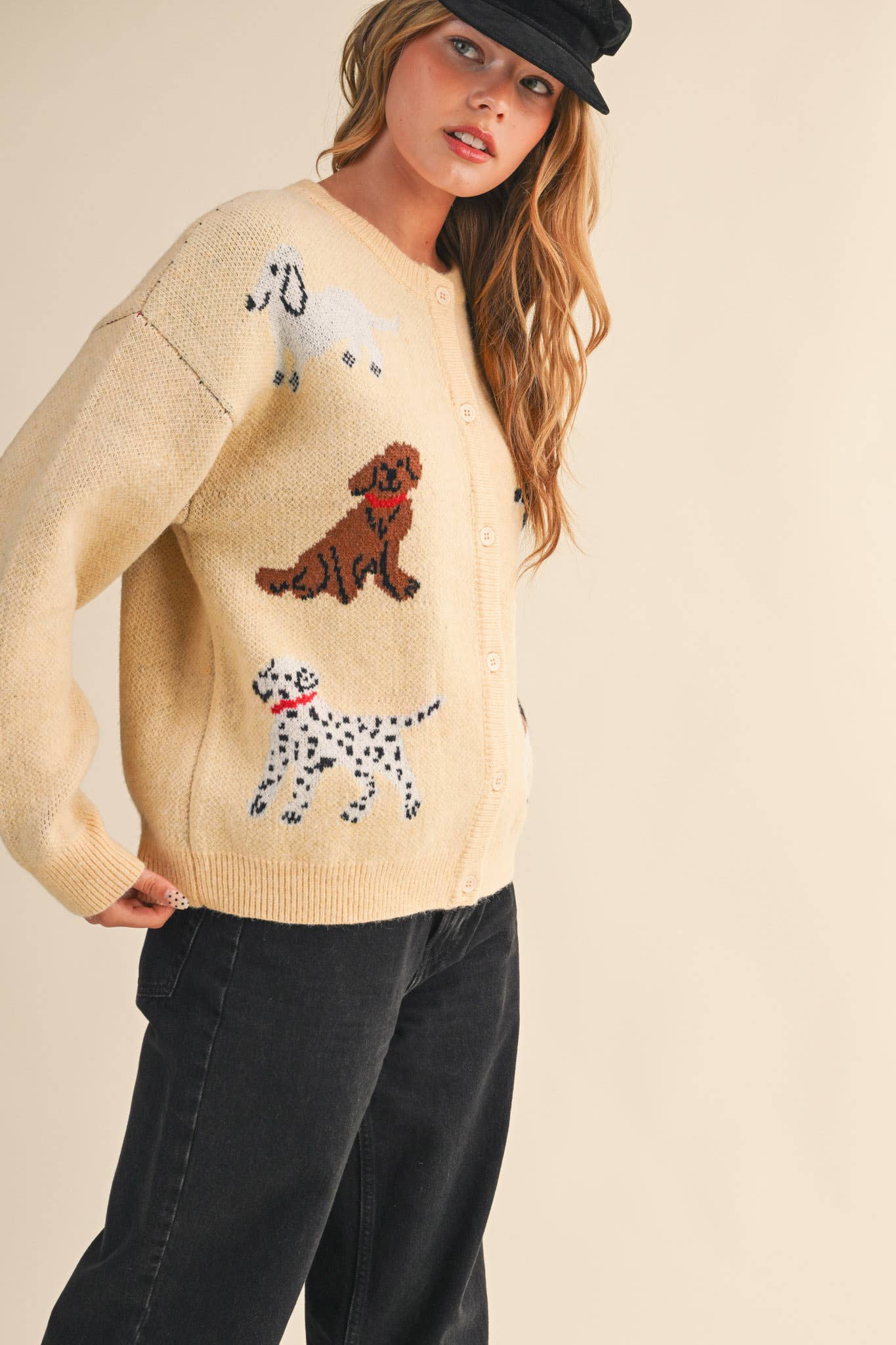 DOG SWEATER CARDIGAN