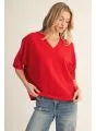 v neck lightweight comfy sweater top