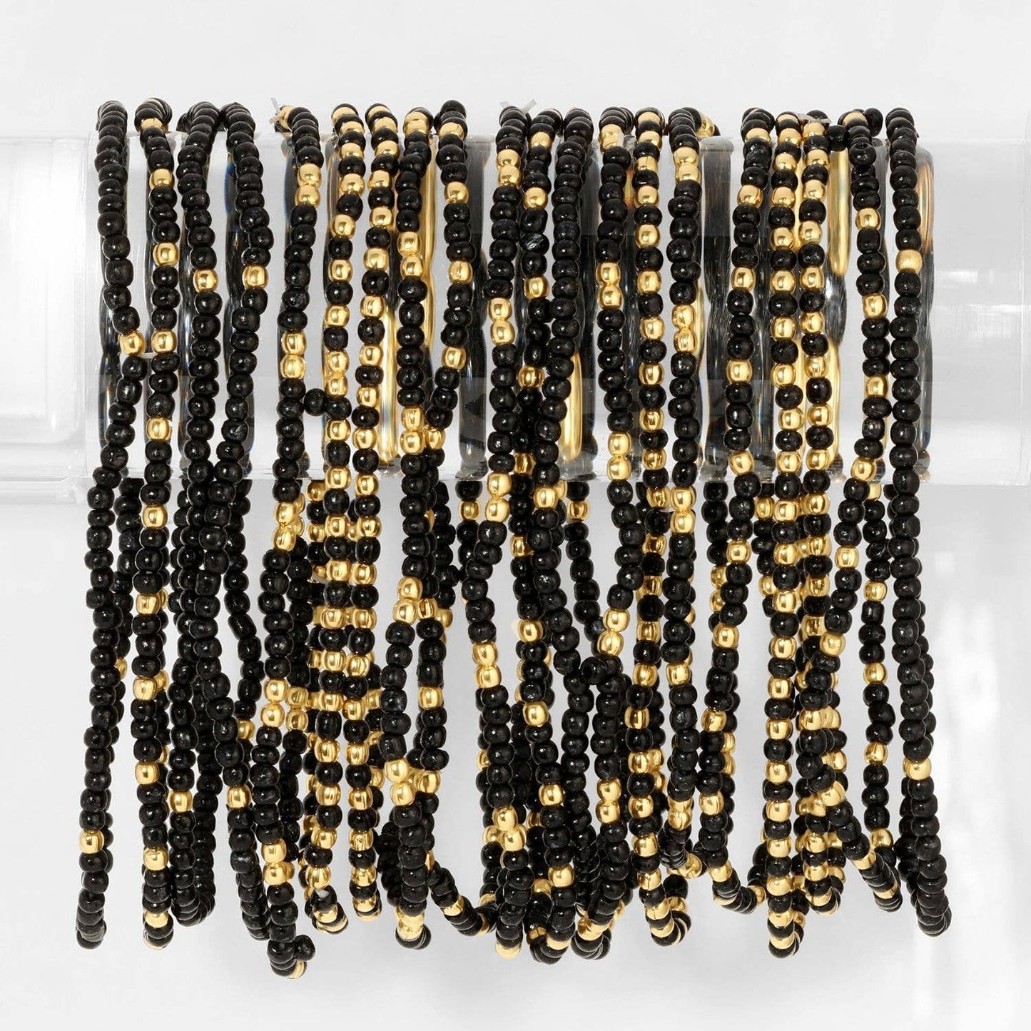Stretch Seed Bead Solid Game Day Bracelets