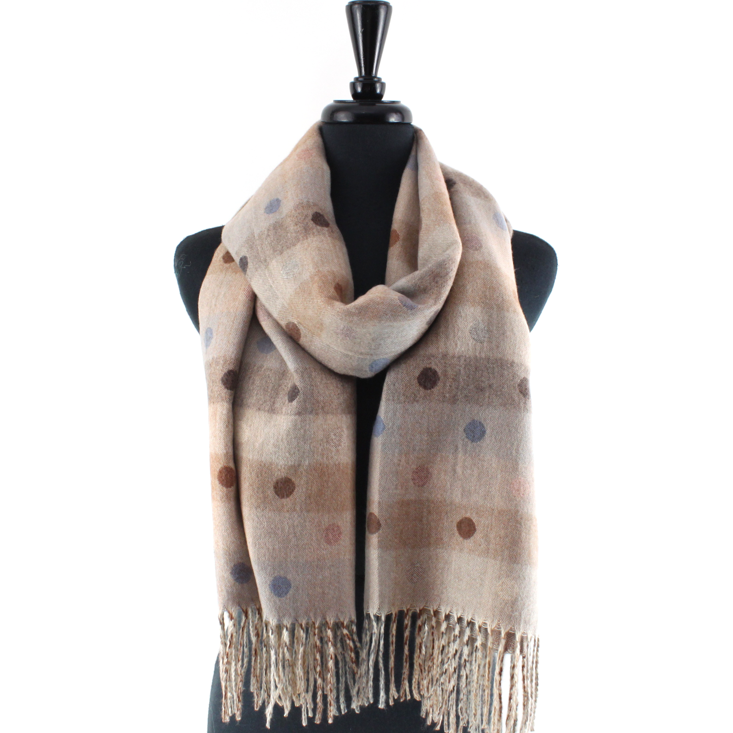 Polka Dots Reversible Scarf