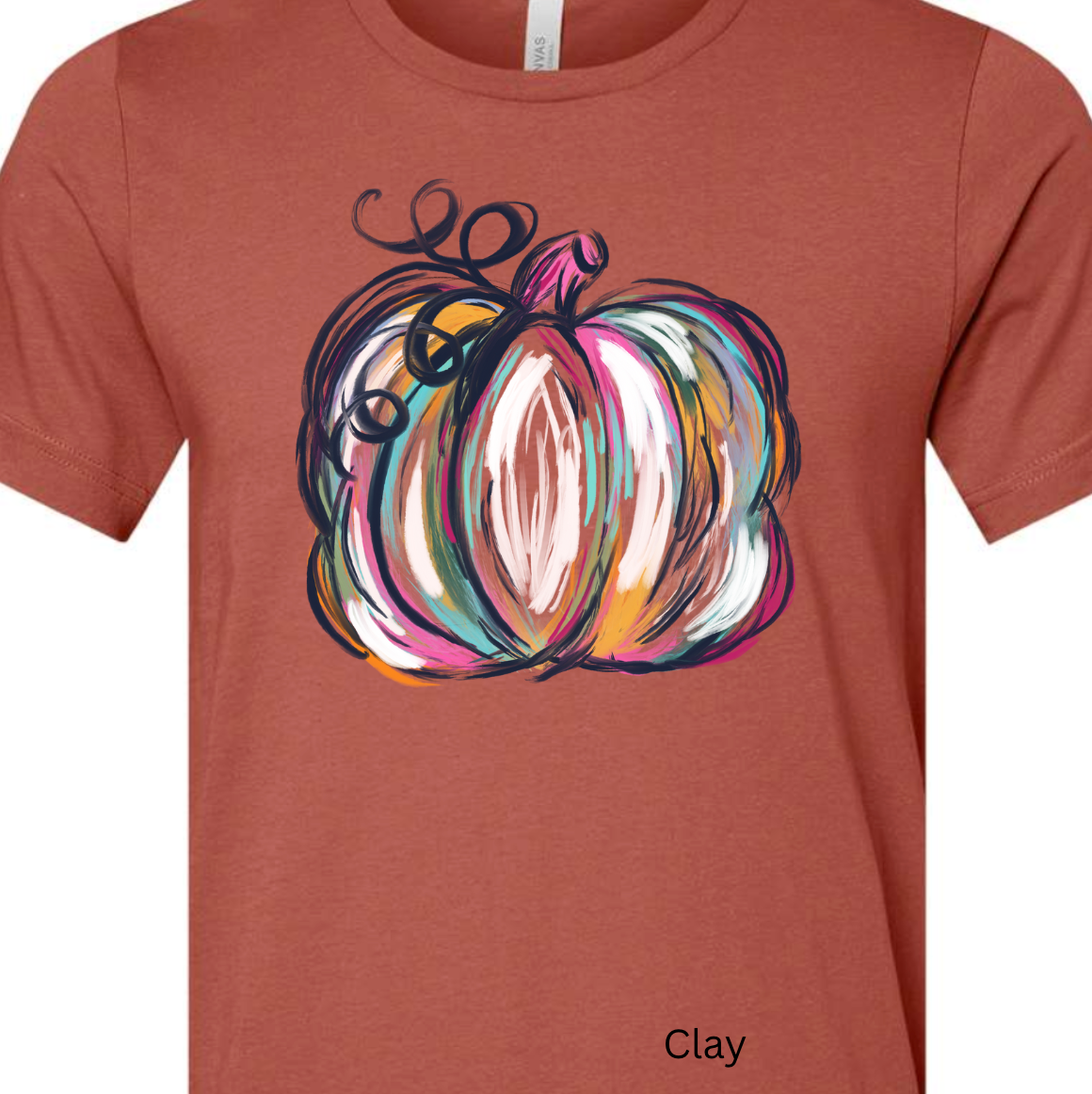 Watercolor Pumpkin Tee