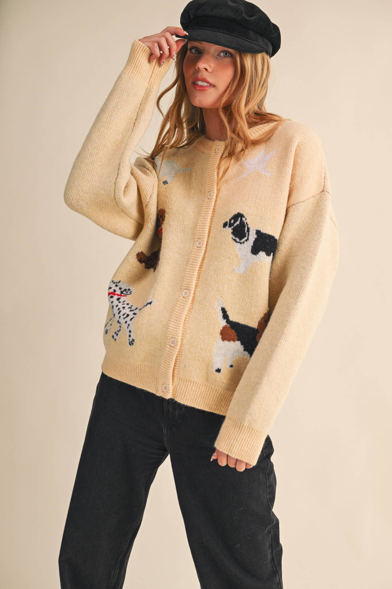 DOG SWEATER CARDIGAN