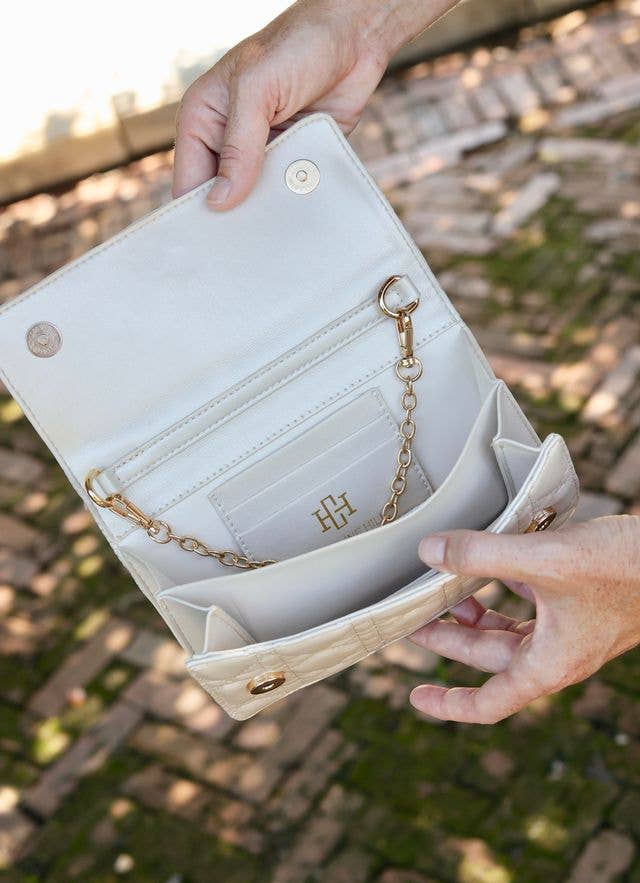 Clutch Crossbody PEARL QUILTED