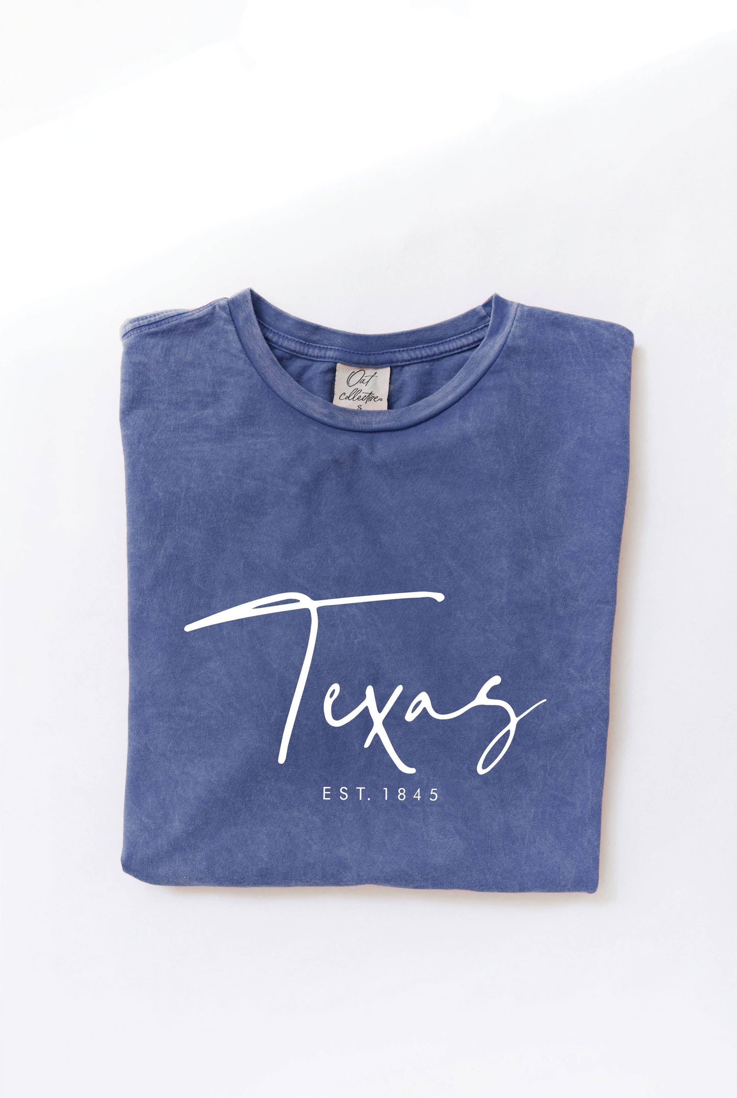 TEXAS EST. 1845 Mineral Washed Graphic Top