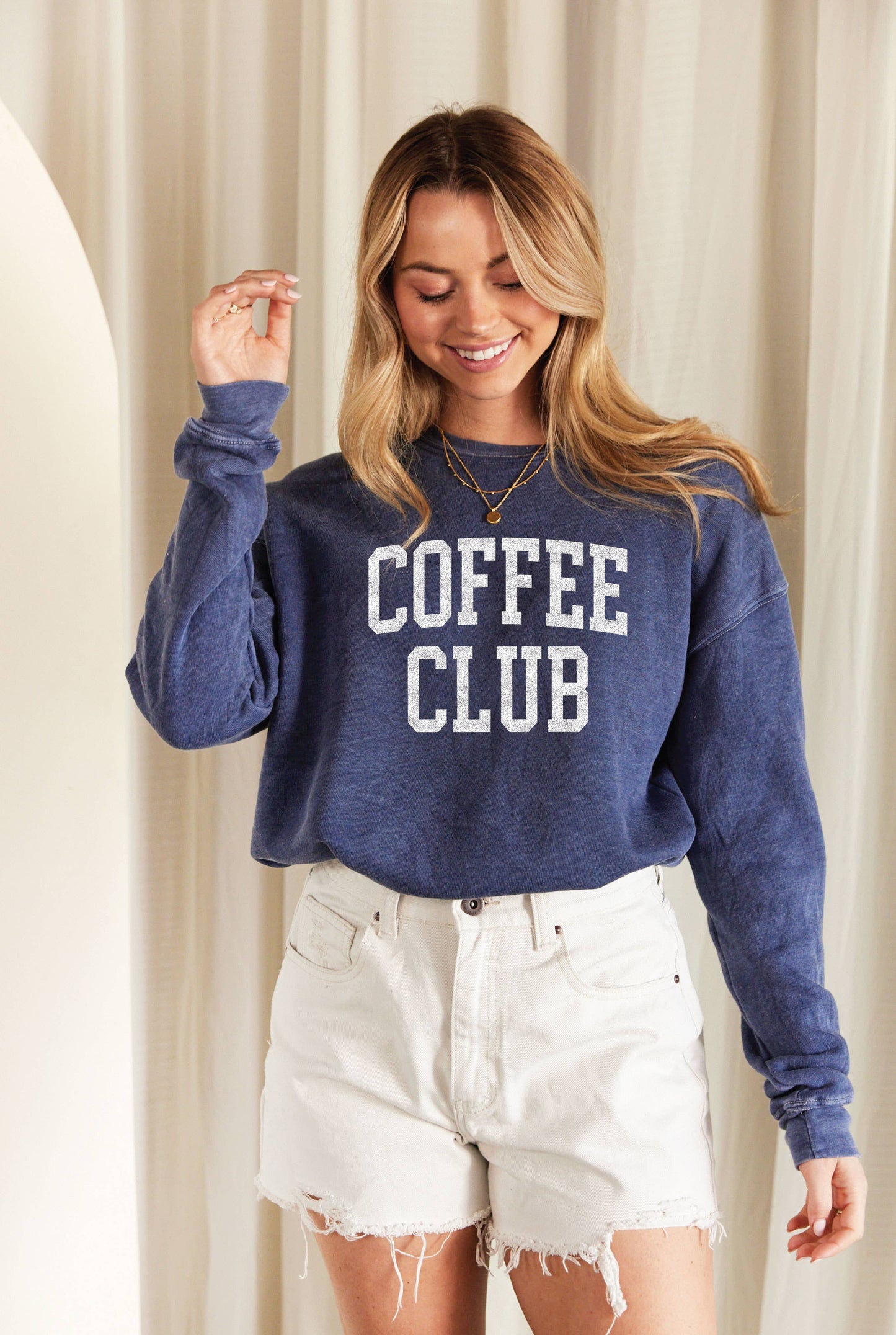 COFFEE CLUB Mineral Graphic Sweatshirt
