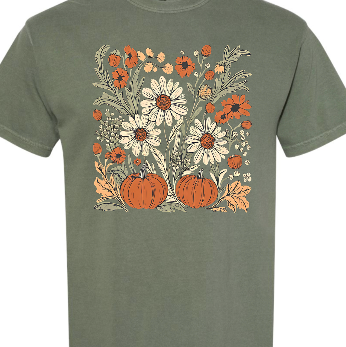Boho Fall Floral Comfort Tee