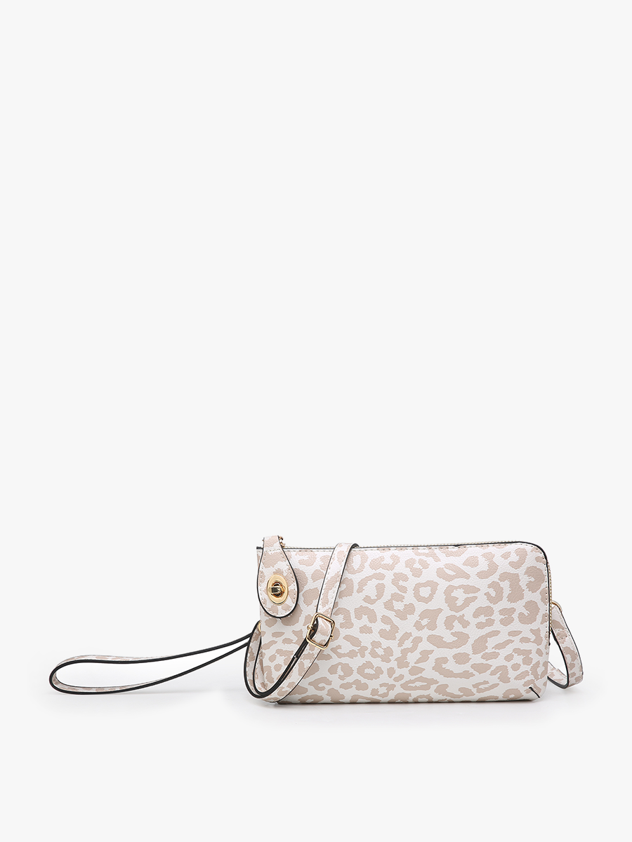 Kendall Cheetah Twist Lock Crossbody