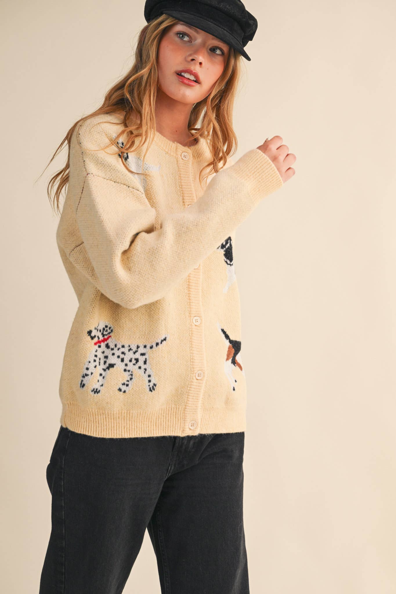 DOG SWEATER CARDIGAN
