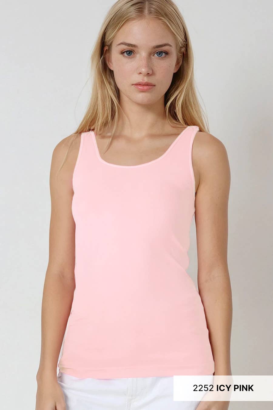-  Plain Jersey Tank Top