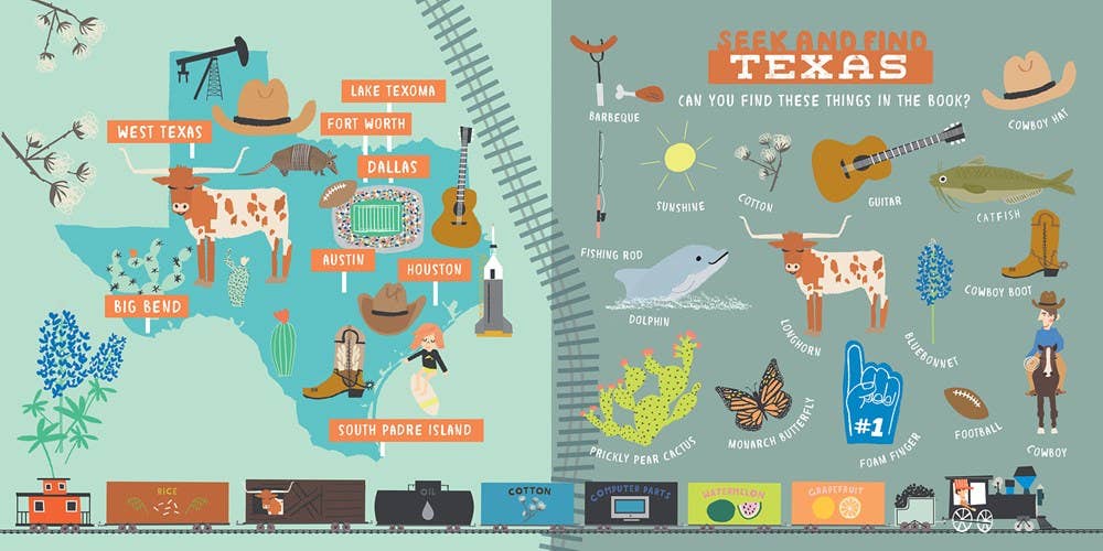 All Aboard! Texas: A Seek & Find Book