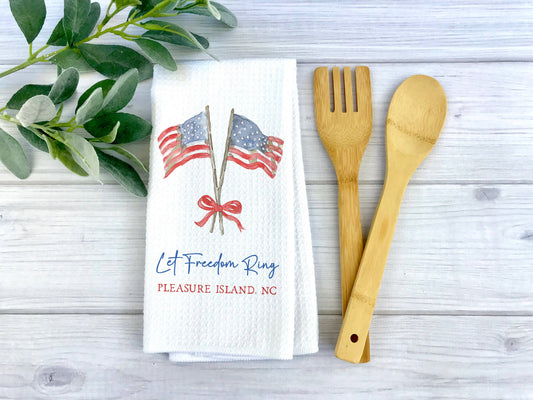 Custom 4th July Kitchen Towel