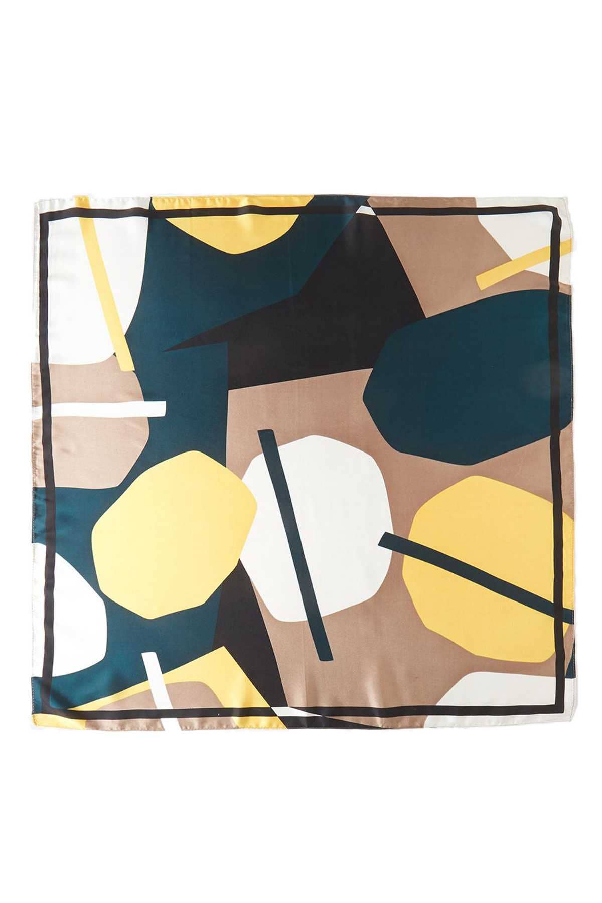 ABSTRACT PATTERN PRINT SCARF