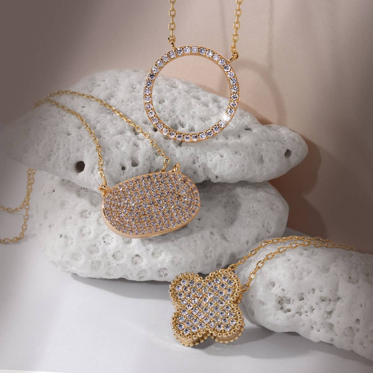 Pave Circle Pendant