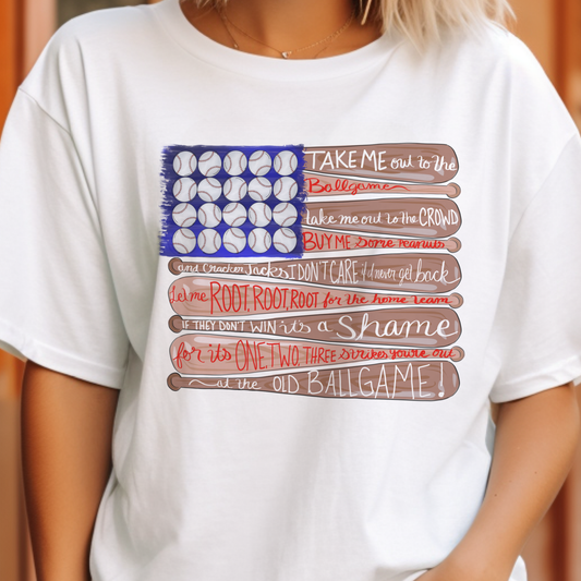 Baseball Flag Graphic Tee