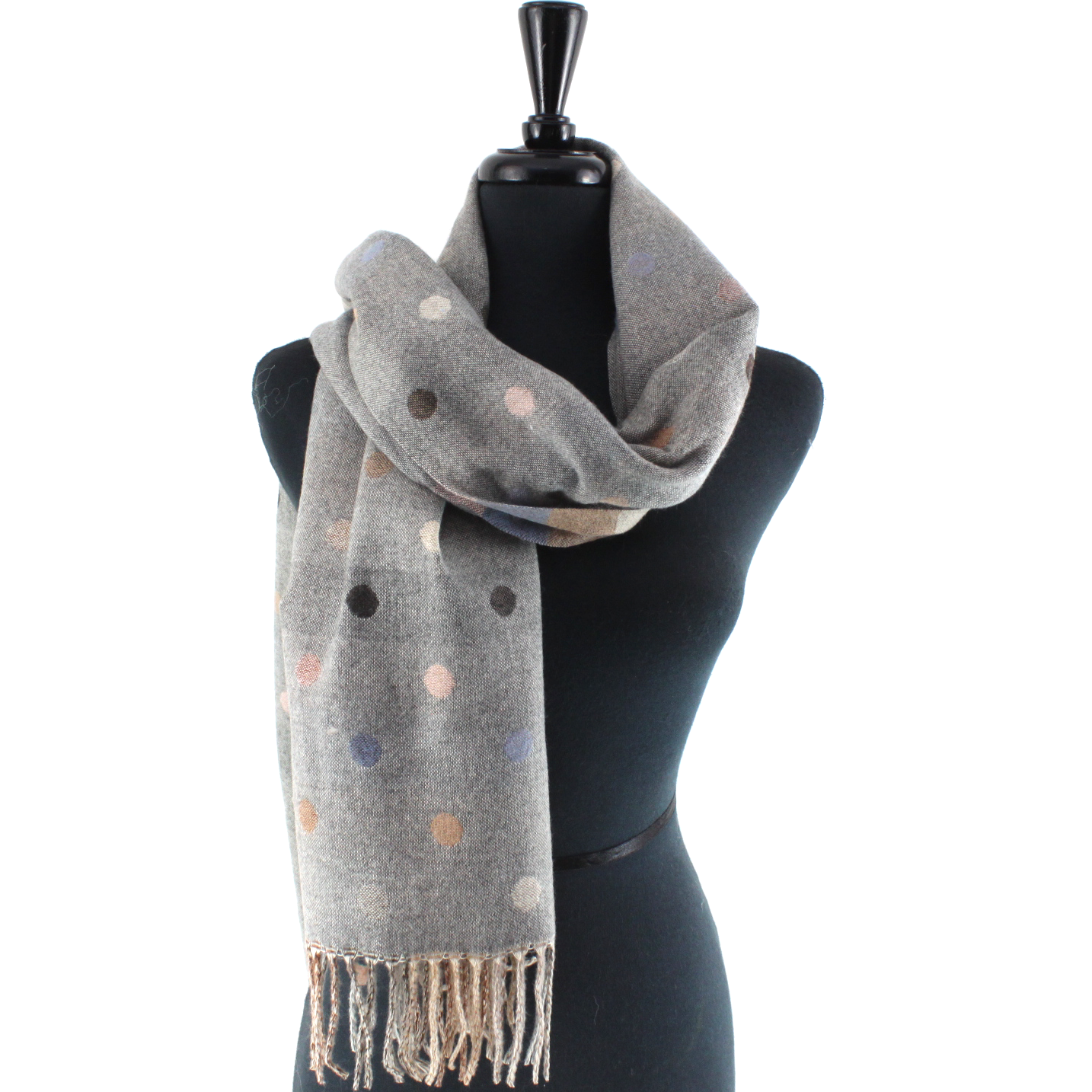 Polka Dots Reversible Scarf