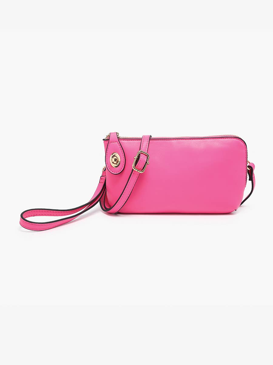 Kendall Crossbody/Wristlet w/ Twist Lock Closure