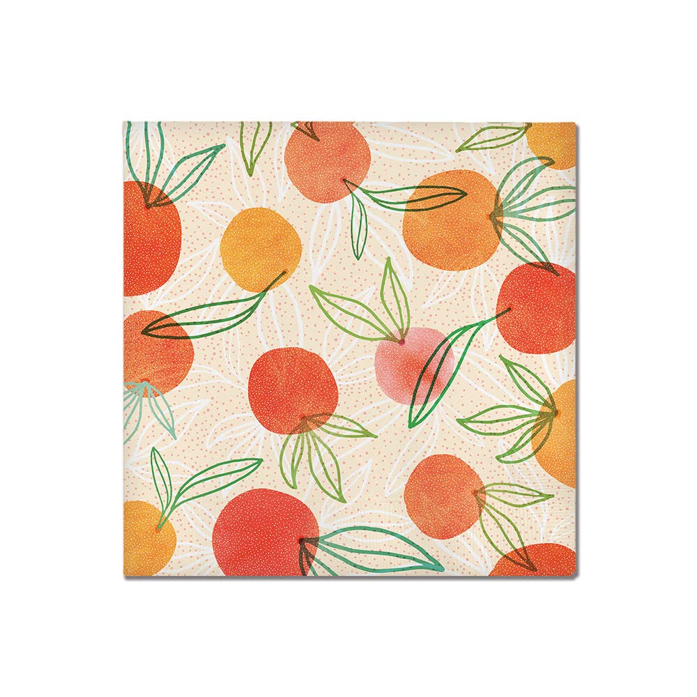 Orange Whimsy Luncheon Napkins